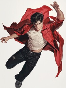 完结吃瓜题材漫画角色头像：观察者阿哲